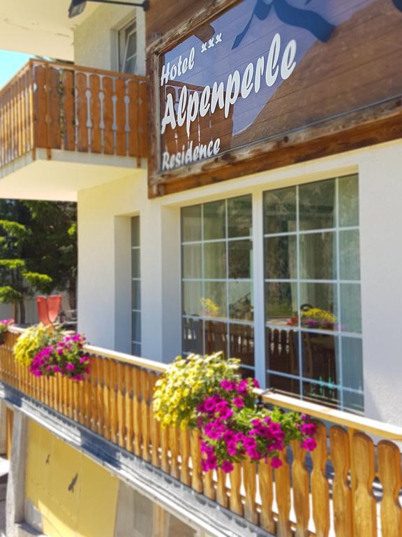 Hotel Alpenperle Saas-Fee Exterior foto