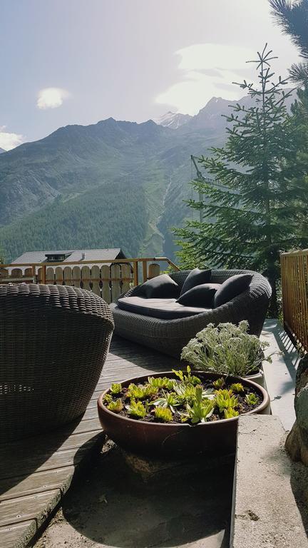 Hotel Alpenperle Saas-Fee Exterior foto