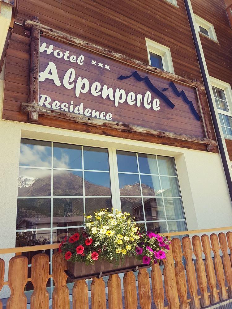 Hotel Alpenperle Saas-Fee Exterior foto