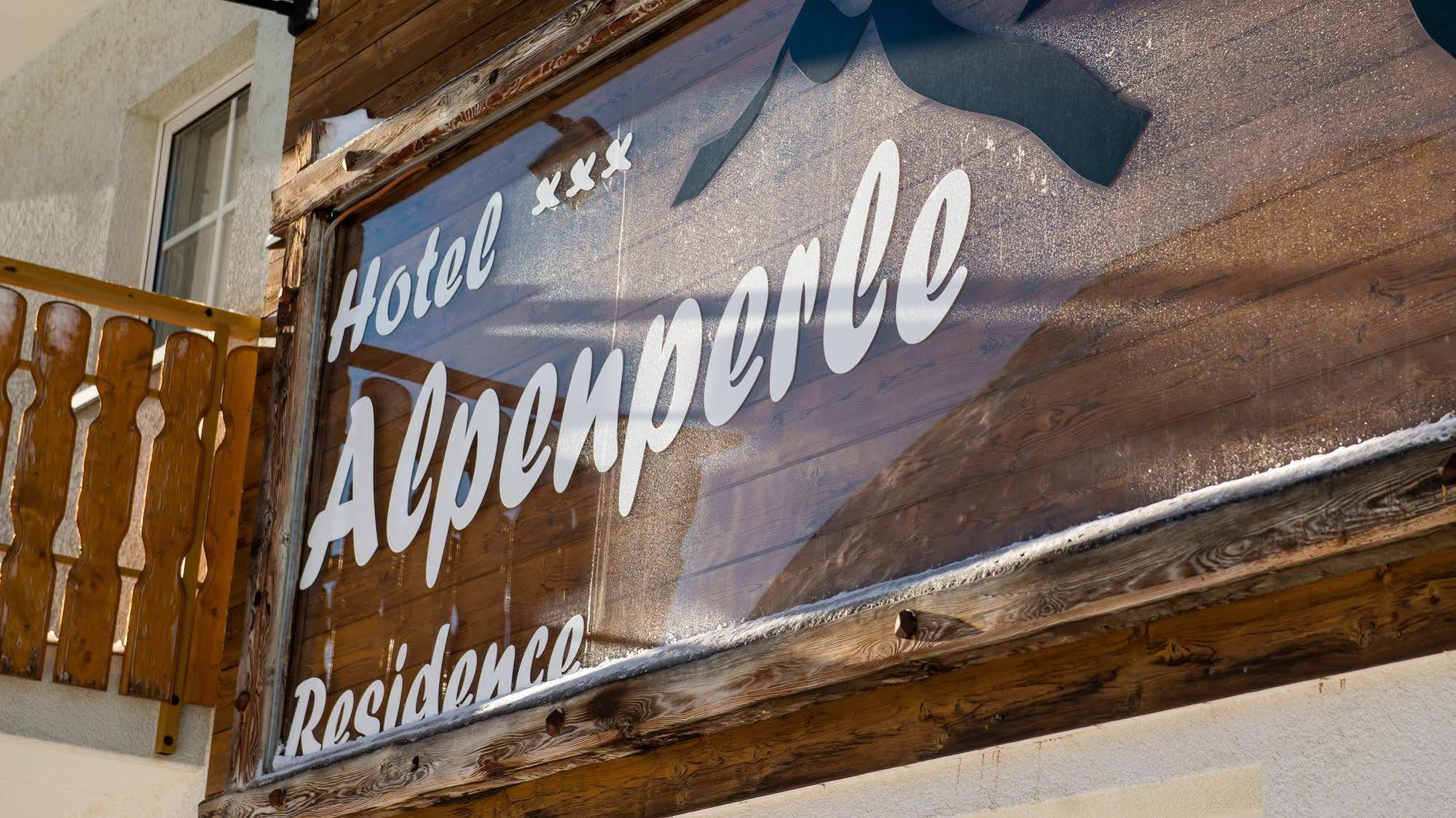 Hotel Alpenperle Saas-Fee Exterior foto