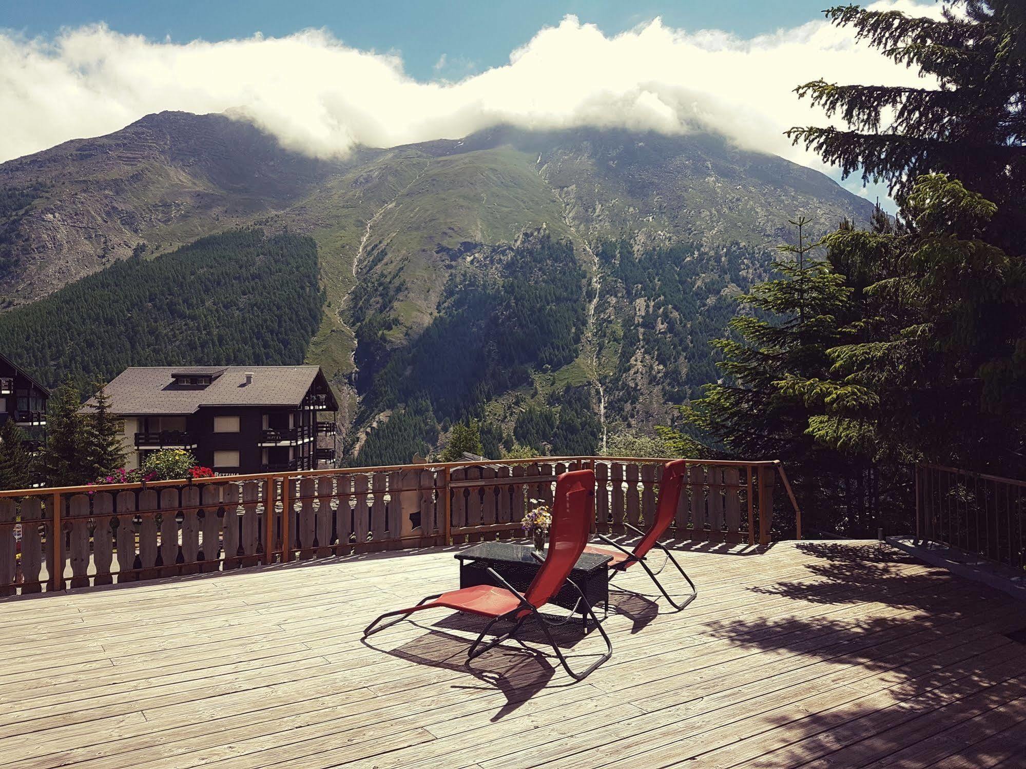 Hotel Alpenperle Saas-Fee Exterior foto