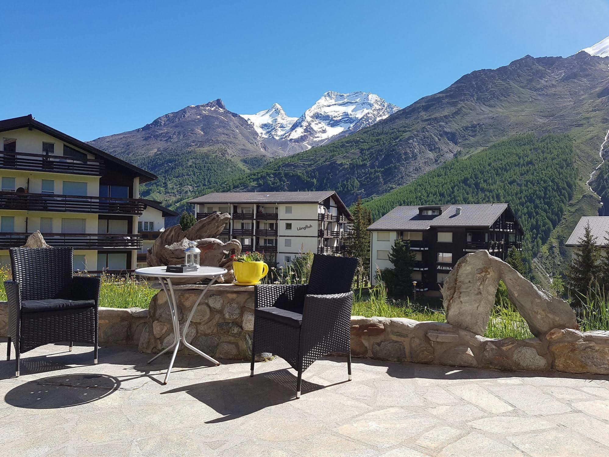 Hotel Alpenperle Saas-Fee Exterior foto